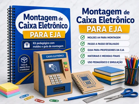 Capa da Montagem de Caixa Eletrônico para EJA